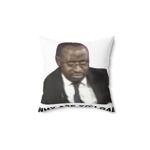 Funny Uganda Gay Rights Interview Meme Pillow