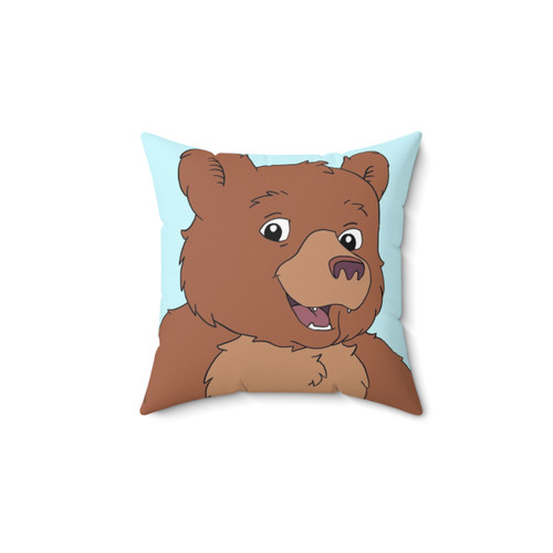 Adorable Little Bear Cartoon Character Pillow