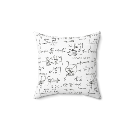 Math and Quantum Physics Formula Pillow