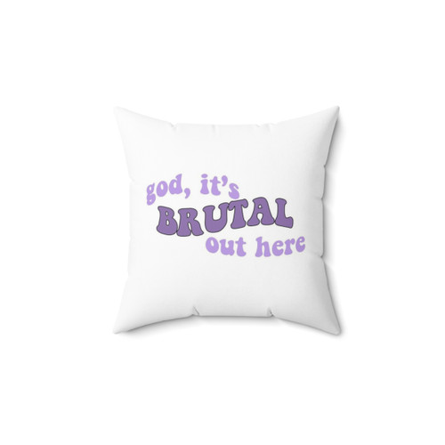 Olivia Rodrigo Brutal Lyrics Decorative Pillow