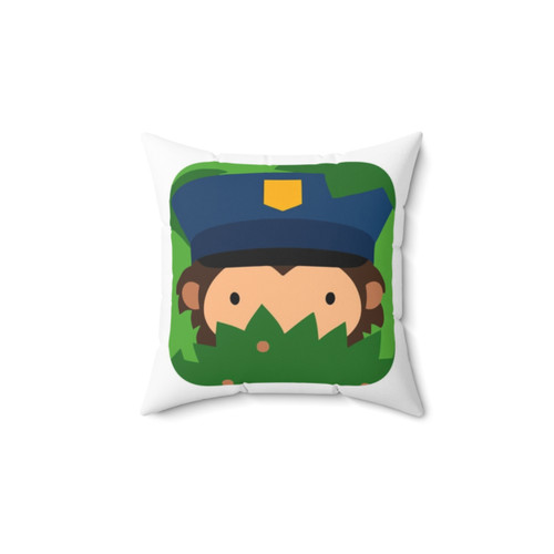Sneaky Sasquatch Pillow - Bigfoot Themed Gaming Accent Cushion