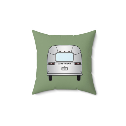 Vintage Airstream Camper Pillow