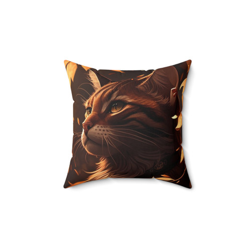 Warrior Cat Themed Decorative Pillow