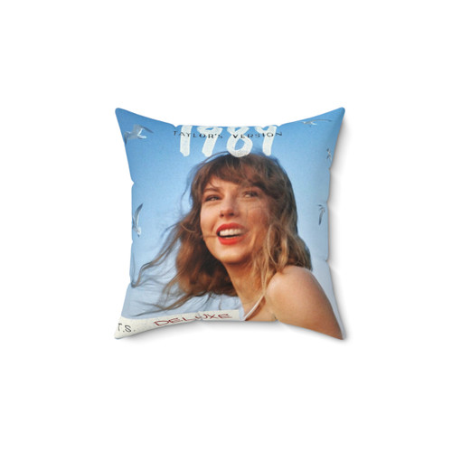 Vintage Music Lover's Pillow featuring Taylor Swift's music eras