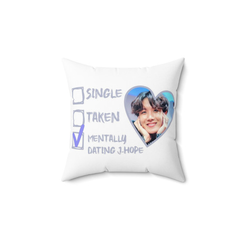 BTS J-Hope Pillow - Mentally Dating Hoseok Kpop Fan Decor