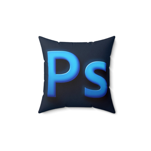 Photoshop Logo Graphic Design Pillow