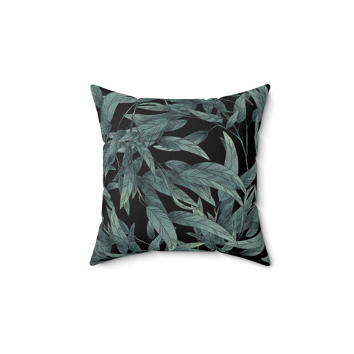 Eucalyptus Leaf Graphic Pillow