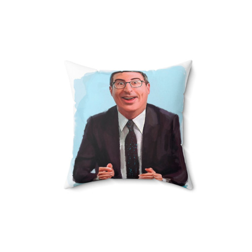 Watercolor Portrait Pillow by J. Oliver