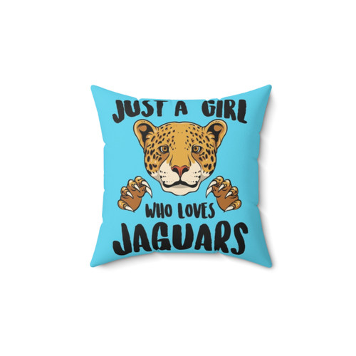 Jaguar Lover's Pillow - Soft, Cozy Wild Cat Design