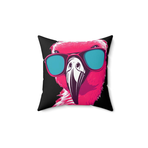 Hot Pink Flamingo Decorative Pillow