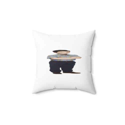 Stretched Young Sheldon Plush Pillow