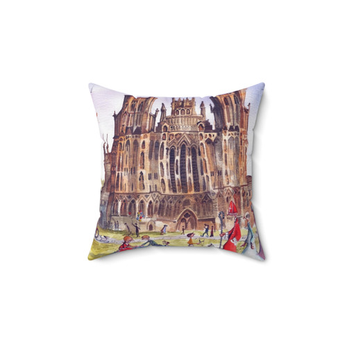 Wells Cathedral Somerset Decorative Pillow