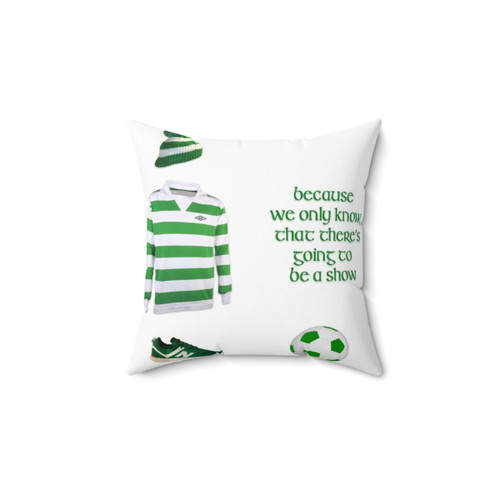 Celtic Football Pillow - Celebrate Glasgow's Green & White