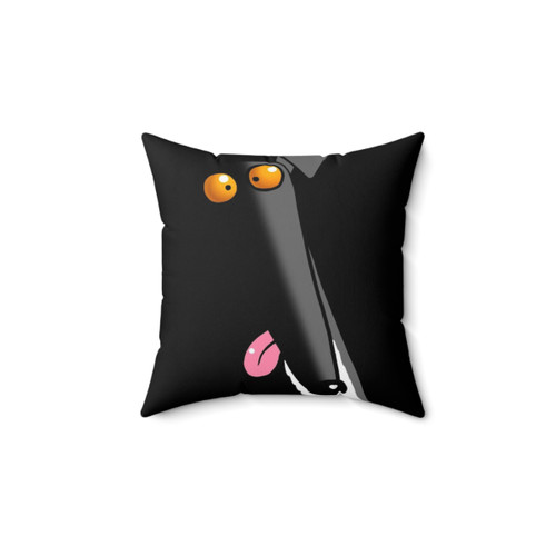 Derp in the Dark Greyhound Dog Pillow