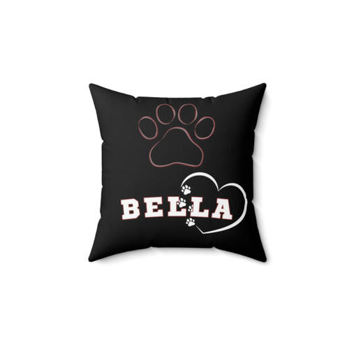 Bella Personalized Dog Lover Pillow