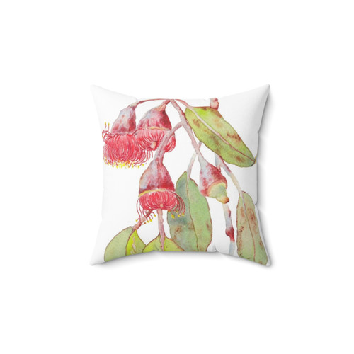 Eucalyptus Watercolor Throw Pillow