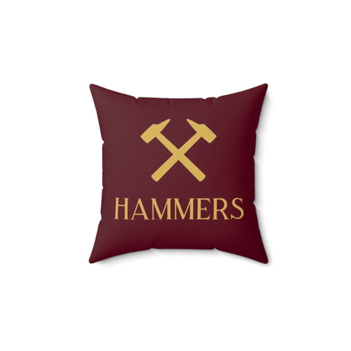 Hammers Gold Football Pillow