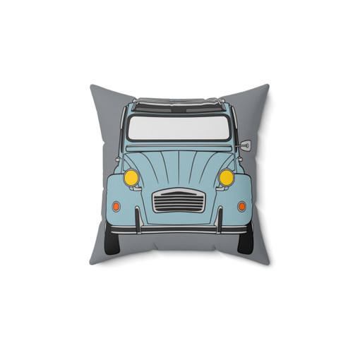 Citroen 2CV Baby Blue Pillow