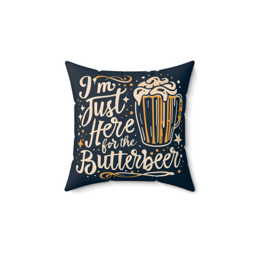 Funny Fantasy Butter Beer Themed Pillow