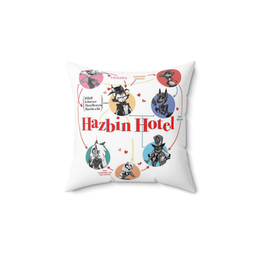 Hazbin Hotel Falsettos Themed Pillow