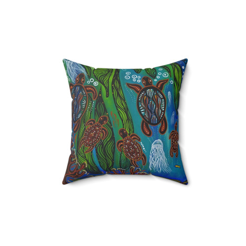 Native Creations Sea Turtle Decorative Pillow