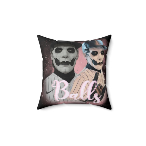 Ghost Band Pillow featuring Papa Emeritus IV and Cardinal Copia