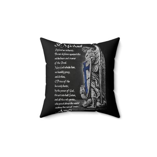 Thin Blue Line St. Michael Tactical Pillow