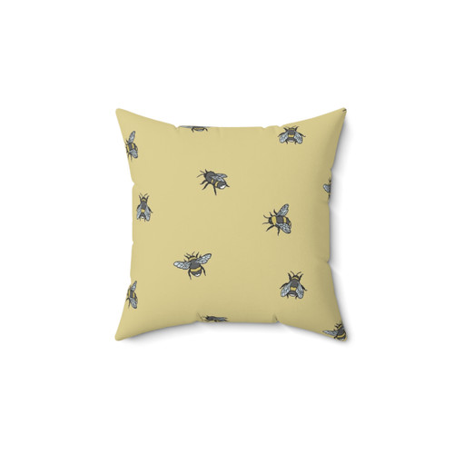 Bee Pattern Decorative Pillow