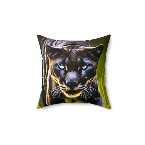 Realistic Black Puma Pillow