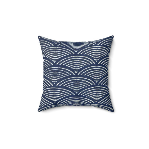 Colorful abstract patterned pillow