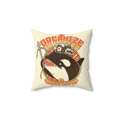 Orcanize Memory Foam Pillow with Killer Whale Design