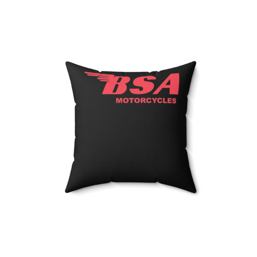 Vintage BSA Motorcycles Pillow