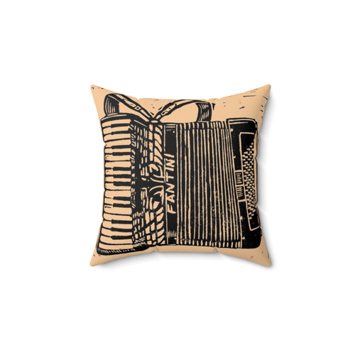 Piano Accordion Decorative Pillow