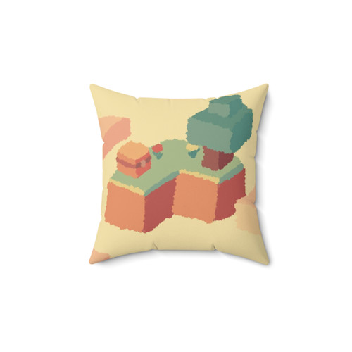 Skyblock Pillow - Comfortable Minecraft Themed Accessory