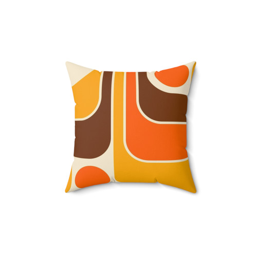 Retro Geometric Design 624 Pillow