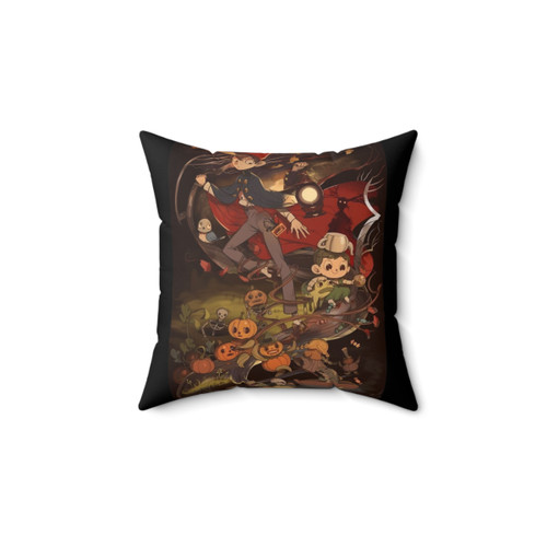 Monster Garden Wall Decorative Throw Pillow #48