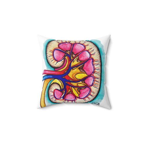 Kidney Shaped Memory Foam Pillow for Medical and Anatomical Support