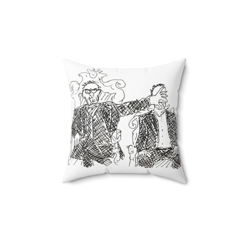 Poorly Drawn Taskmaster Pillow