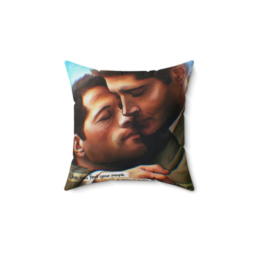 Destiel Confession Themed Throw Pillow