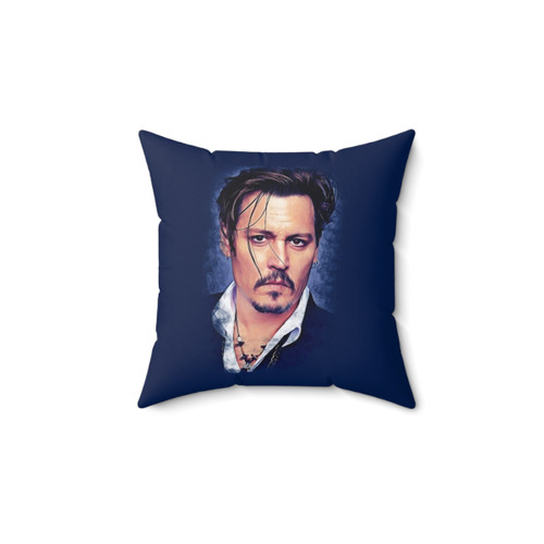 Johnny Depp Art Painting Decorative Pillow