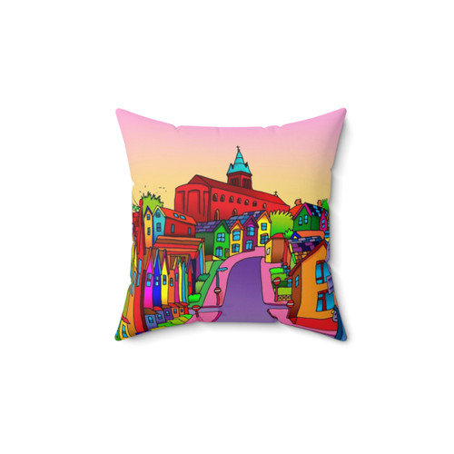 Totterdown Church Bristol Pillow - Scenic Bristol Decor