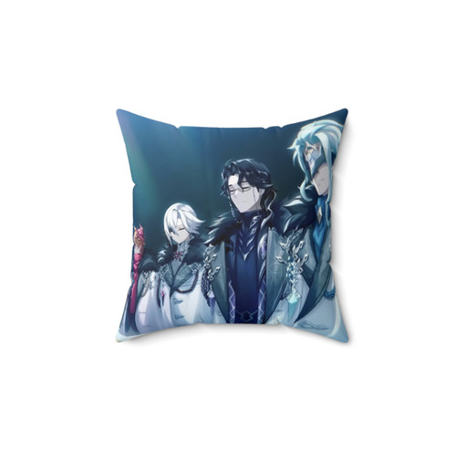 Genshin Impact Fatui Harbingers Throw Pillow