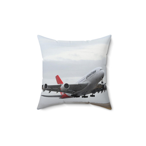 Qantas Airbus A380 Nancy Bird Walton Pillow