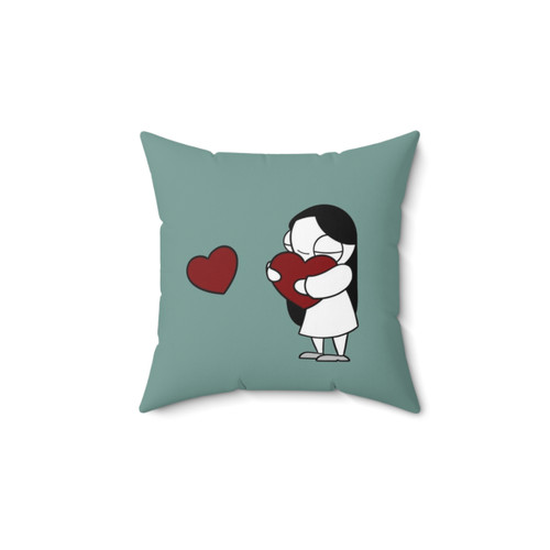 Catana Hearts Pillow - Adorable Relationship-Themed Home Decor