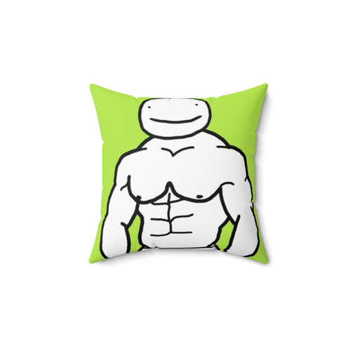 Minecraft Motivational Muscle Gains Pillow