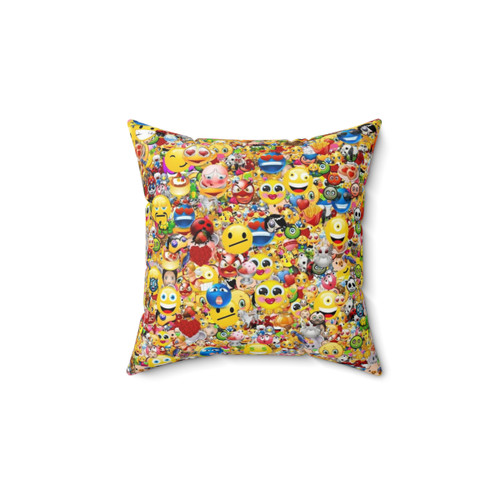 Colorful Emoji Decorative Throw Pillow