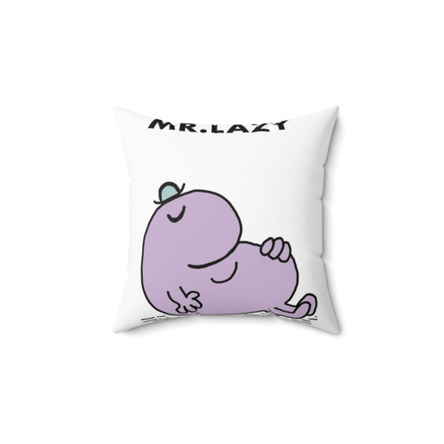 Mr Lazy from the Mr Men Collection Decorative Pillow