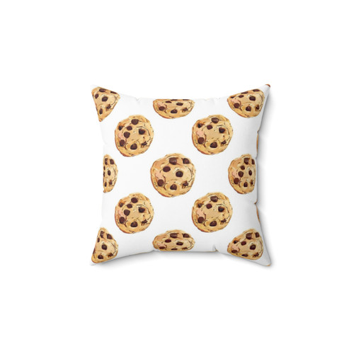 Chocolate Chip Cookies Pattern Pillow