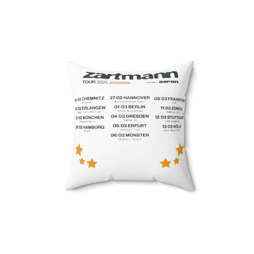 zartmann Tour Dates Pillow