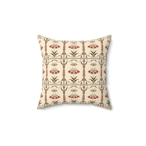 Taj Mahal Tile Decorative Pillow